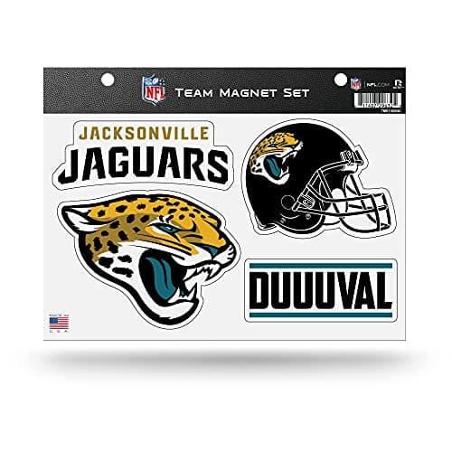 Rico Industries NFL Football Jacksonville Jaguars Alternate Team Magnet Sheet