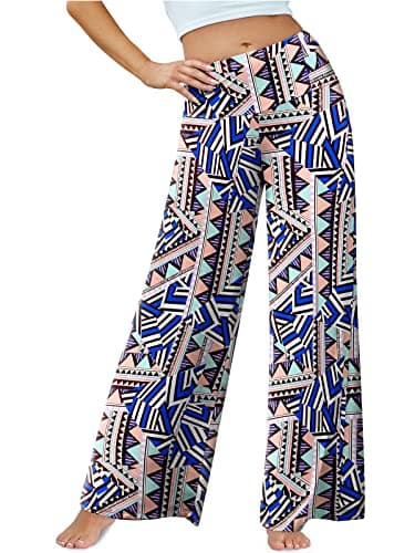 Arolina Women's Stretchy Wide Leg Palazzo Lounge Pants Casual Comfy High Waist Palazzo Pants