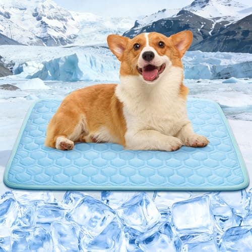 XinChangShangMao Dog Cooling Mat Ice Silk Washable Non-Slip Pet Summer Pad