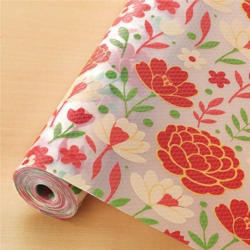 Cooyes Shelf Liner – Premium Non-Adhesive Cabinet & Drawer Liner for Kitchen – Waterproof Shelf Paper with Modern Pattern – Durable EVA Cabinet Mat – Easy to Cut (17.5" W x 360" L)