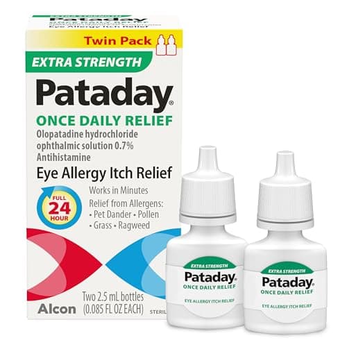 Pataday Once Daily Relief Extra Strength Relief, 2.5 mL (Pack of 2)