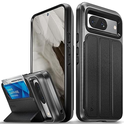 VENA vCommute for Google Pixel 8 Wallet Case, Black