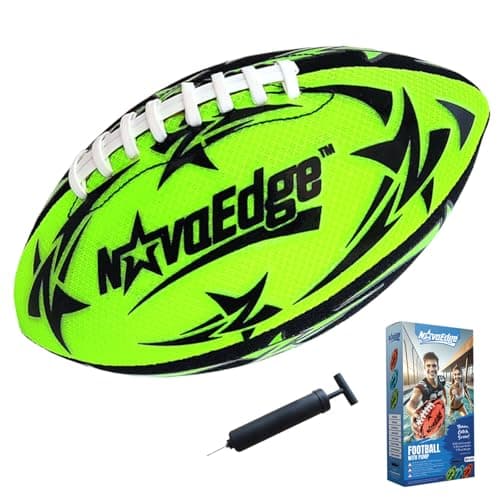 Hydro Water Football – 9.25in Waterproof Pool Football with Real Double Laces, Lightweight Grip Ball for Kids, Teens & Adults – Great for Beach, Lake, Outdoor Games – Fun Birthday or Easter Gift
