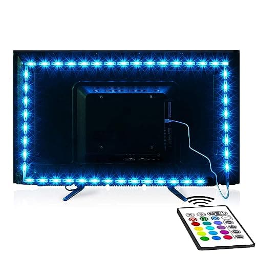 maylit Tv Led Backlight, 16.4ft Led Strip Lights for 75-85in Tv, Tv Lights kit with Remote, RGB Bias Lighting for Room Decor