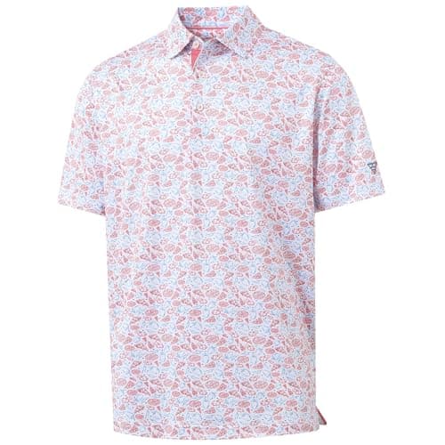 M MAELREG Boys Polo Shirt Short Sleeve Dry Fit Performance Printed Collared Youth Golf Shirts for Boys Size 18