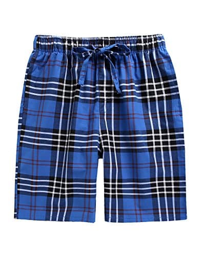 TINFL Plaid Check Kids Boys Shorts Pants NNBSP-SB009-Blue L
