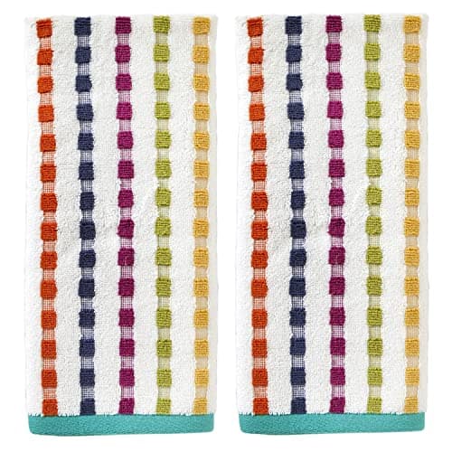 SKL Home by Saturday Knight Ltd. Good Vibes Hand Towel, Multi, Small (2-Pack)