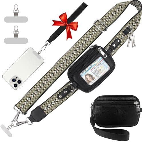 Zencjklixo Phone Lanyard Wallet Crossbody Strap To Save The Bag For Girls