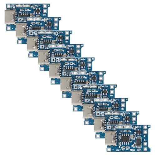 MusRock 10pcs TP4056 1A Linear Li Charger Module with Protection Circuit USB Charging Board