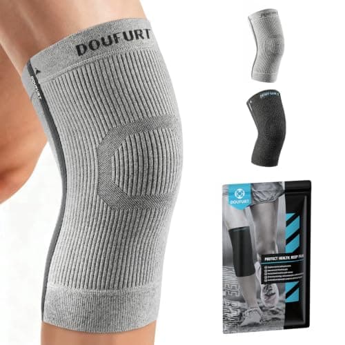 DOUFURT Compression Knee Brace & Sleeve for Men Women Meniscus Tear Support