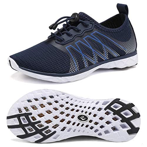 CIOR Kids Water Shoes Boys & Girls Sports Aqua Athletic Sneakers Lightweight Sport Shoes(Little Kid/Big Kid) U1ELJSX005-Navy-33