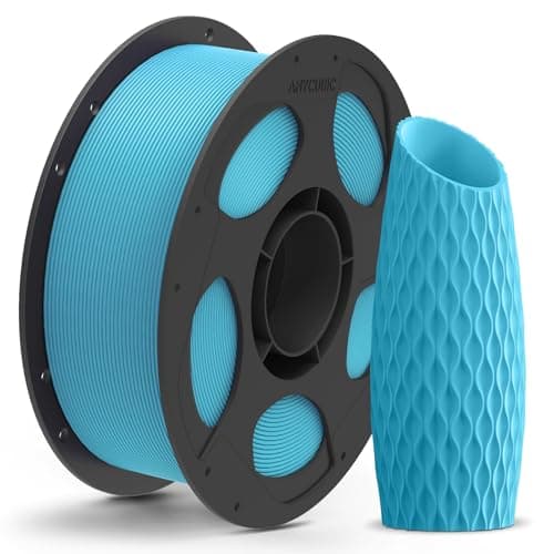 ANYCUBIC Matte PLA Filament 1.75mm, 3D Printing PLA Filament 1.75mm Dimensional Accuracy +/- 0.03mm, 1KG Reusable Spool (2.2 lbs), Sky Blue