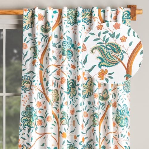 Maison d' Hermine Curtains for Living Room 100% Cotton 50"x96" (Pack of 1)