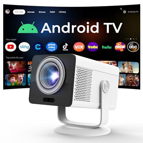 HP Projector Built-in Apps, USB-C Power Bank Compatible for Outdoor MC400