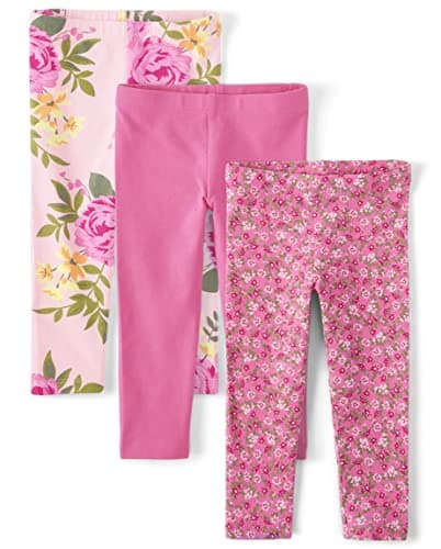 The Children's Place,and Toddler Girls Leggings,French Rose,12-18 Months