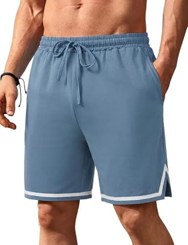 Marvmys Men’s Pajama Shorts Soft Comfortable Lightweight Elastic Drawstring Men Lounge Sleep Shorts with Pockets Navy M