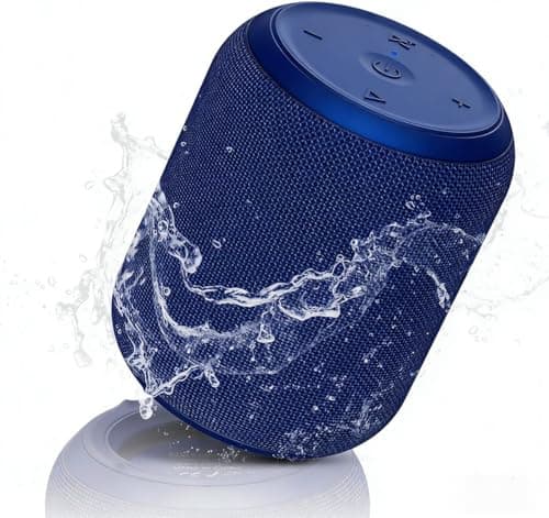 NOTABRICK Bluetooth Speakers, 15W Portable Speakers Bluetooth Wireless V5.0 with Stereo Sound, Active Extra Bass, IPX6 Waterproof Shower Speaker, Double Pairing, for Party, Home Theater, Game Theater