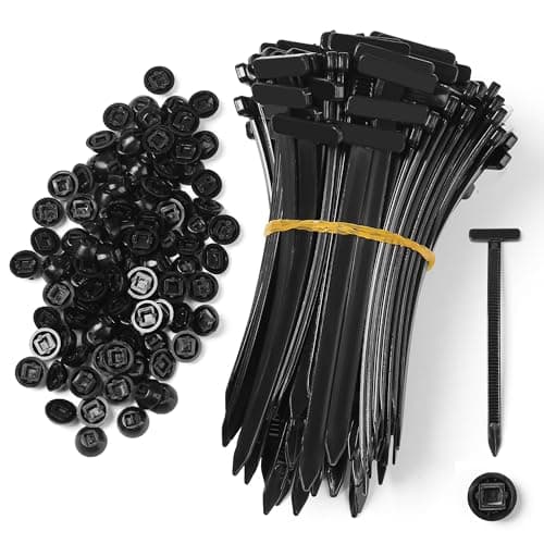 25 Pcs Nylon Universal Cable Tie Buckle - New Multifunctional Nylon Zip Ties With Pin & Button Design Plastic Cable Ties Tool Fasteners Car Body UV Resistant Zipties for Car Daily Repair