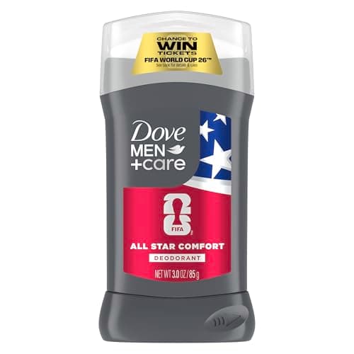 DOVE MEN + CARE Limited Edition FIFA Deodorant Stick for Men All Star Comfort for 72H Protection Neutralizes Odor 3.0 oz